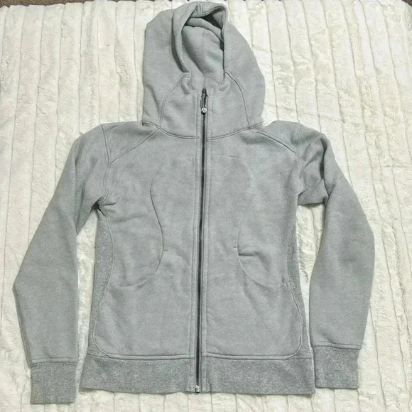 Lululemon Gray Zip up Jacket - Picture 1 of 6